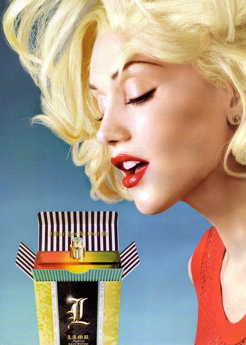 Gwen Stefanis LAMB Fragrance Ads PopBytes